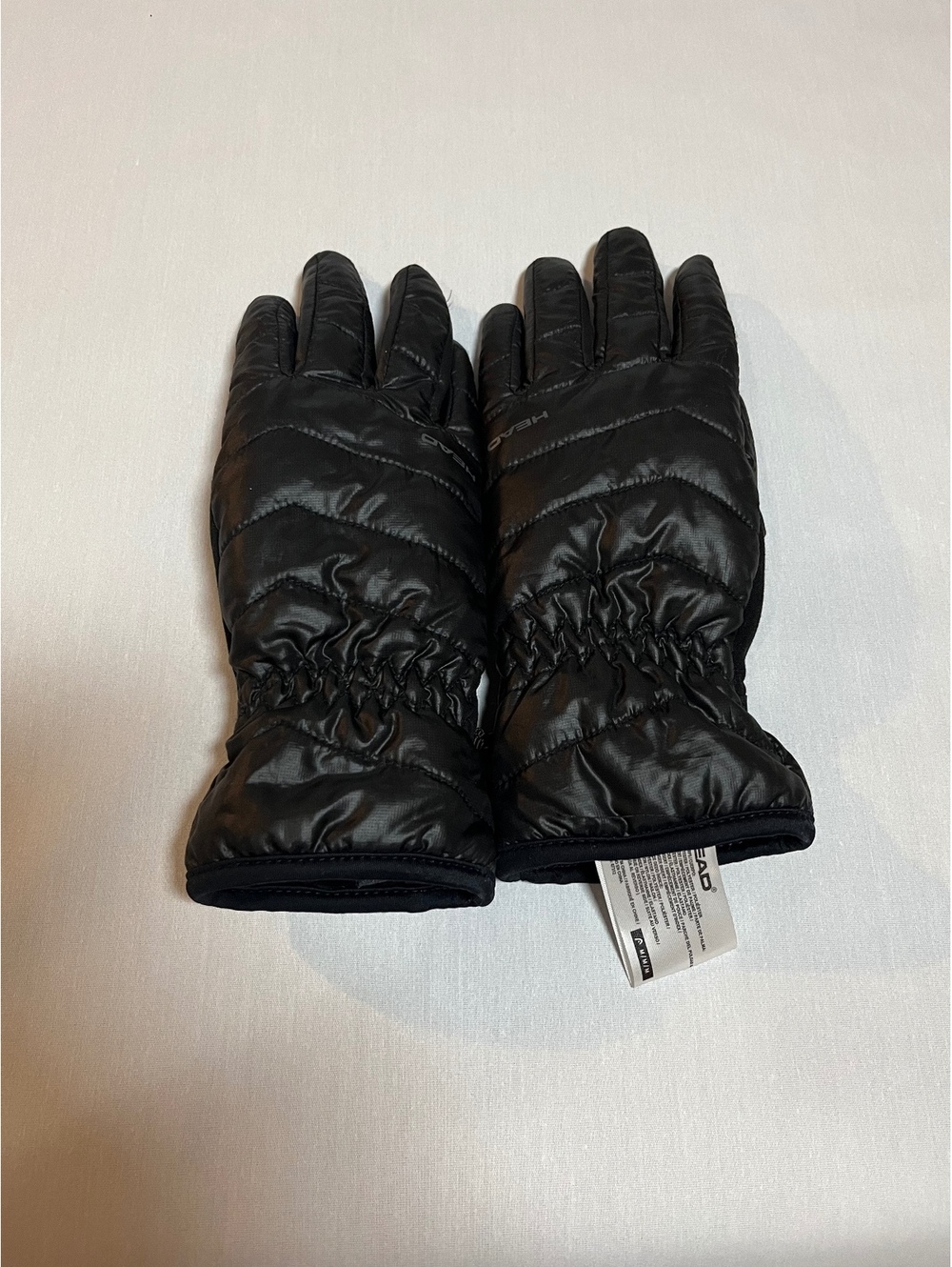 Size medium women black Head windproof gloves